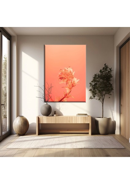 Botanik Çiçek Kanvas Tablo