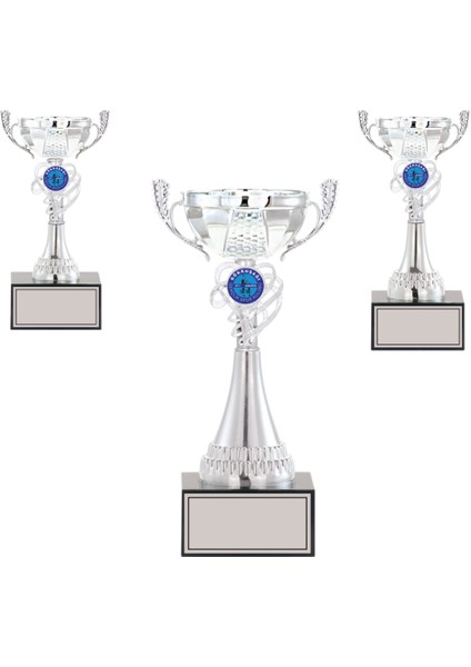 Kişiye Özel Futbol Kupa Takımı-Ödül Kupası-Turnuva Kupası-Kupa Seti 3'lü Takım Small 012