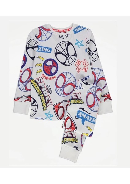Spiderman Çocuk Pijama Takım