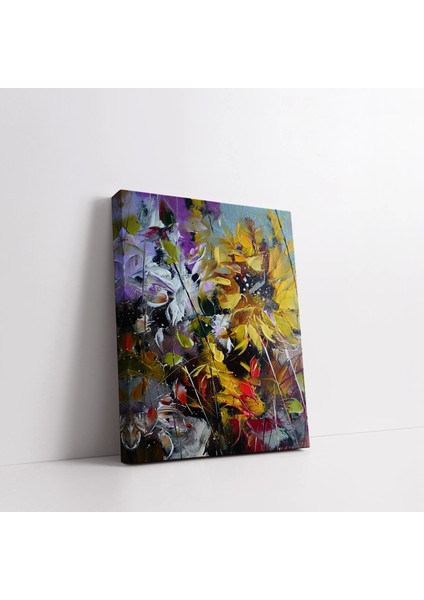 Dekoratif Çiçekler Kanvas Tablo modelleri
