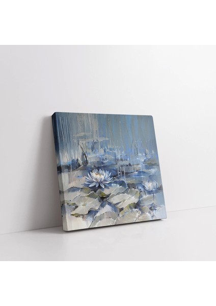 Göldeki Nilüfer Çiçeği Kanvas Tablo fiyatları