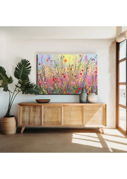 Çiçek Tarlası Kanvas Tablo