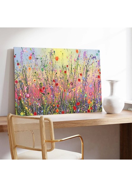 Çiçek Tarlası Kanvas Tablo modelleri
