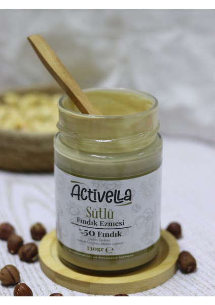 Sütlü Fındık Ezmesi 330gr %50 Fındıklı x2