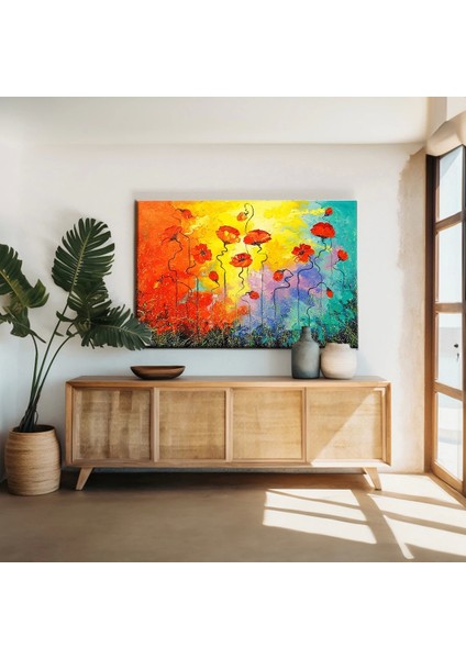 Gelincik Bahçesi Kanvas Tablo