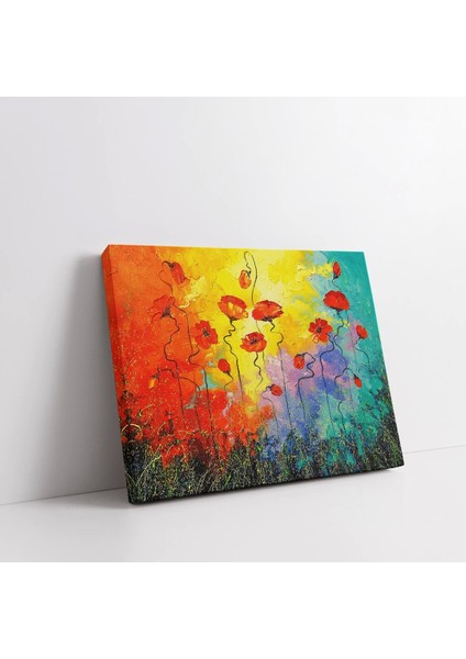 Gelincik Bahçesi Kanvas Tablo fiyatları