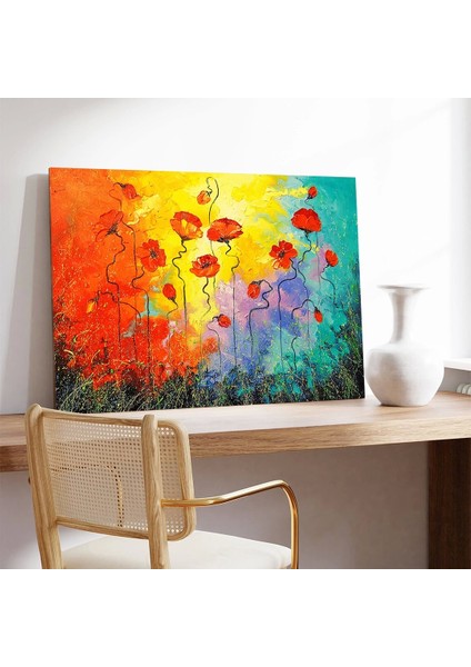 Gelincik Bahçesi Kanvas Tablo modelleri