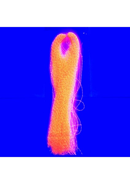 Fosforlu Karanlıkta Parlayan, Turuncu Glow / Luminous In The Dark, Ultraviyole (Uv) Neon Işıkta Parlayan 1 Adet Poşet Çapari Simi