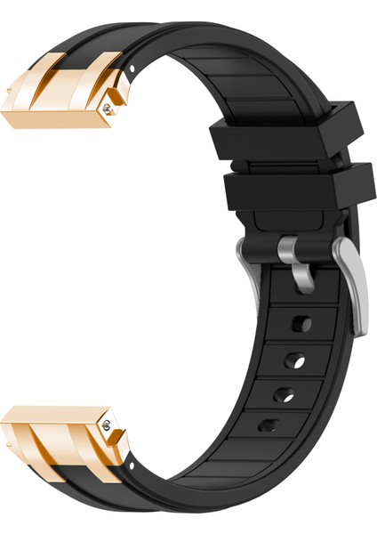 Xiaomi Redmi Watch 5 Aktif / Huawei Watch Gt 5 46MM Watch Band 22MM Silikon Kayış (Yurt Dışından)