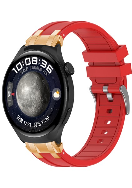 Xiaomi Redmi Watch 5 Aktif / Huawei Watch Gt 5 46MM Watch Band 22MM Silikon Kayış (Yurt Dışından)