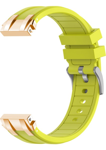 Xiaomi Redmi Watch 5 Aktif / Huawei Watch Gt 5 46MM Watch Band 22MM Silikon Kayış (Yurt Dışından)