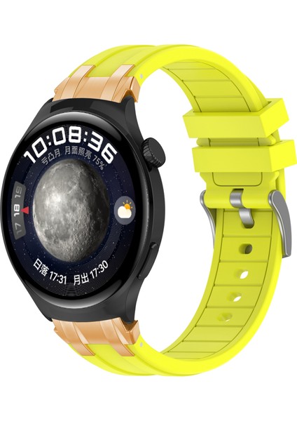 Xiaomi Redmi Watch 5 Aktif / Huawei Watch Gt 5 46MM Watch Band 22MM Silikon Kayış (Yurt Dışından)