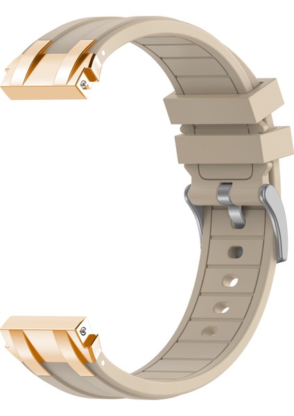 Xiaomi Redmi Watch 5 Aktif / Huawei Watch Gt 5 46MM Watch Band 22MM Silikon Kayış (Yurt Dışından)