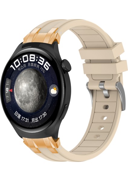 Xiaomi Redmi Watch 5 Aktif / Huawei Watch Gt 5 46MM Watch Band 22MM Silikon Kayış (Yurt Dışından)