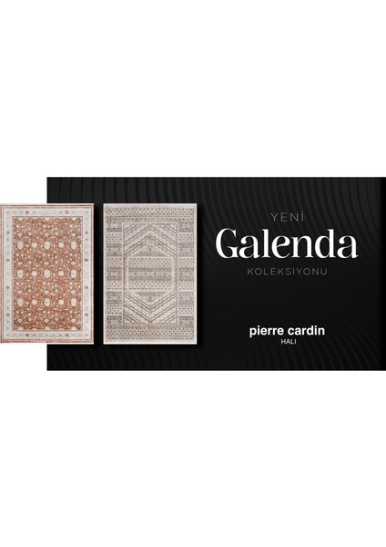 Galenda JH02A Krem Multi Viskon Akrilik Yumuşak Dokulu Klasik Etnik Halı