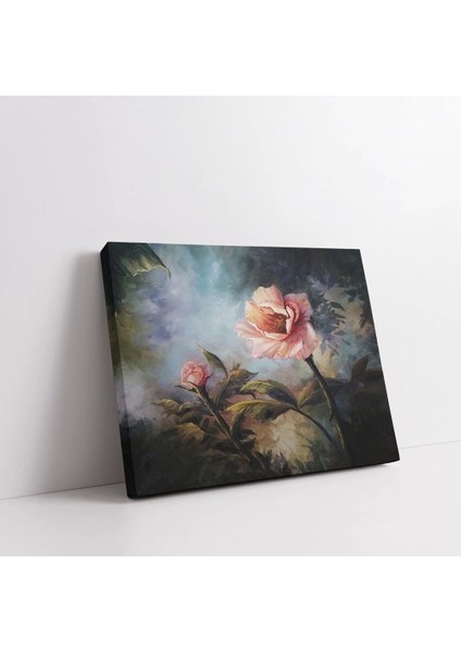 Soyut Pembe Gül Kanvas Tablo fiyatları