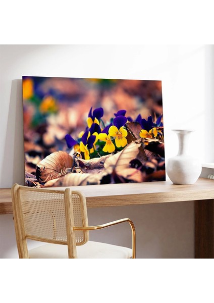 Menekşe Kanvas Tablo modelleri