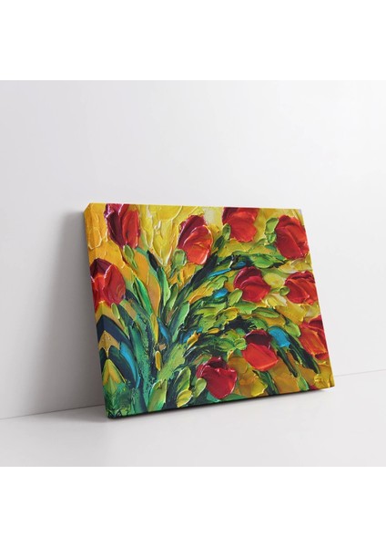Lale Çiçekleri Kanvas Tablo fiyatları