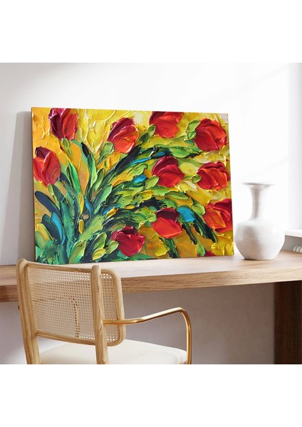 Lale Çiçekleri Kanvas Tablo modelleri