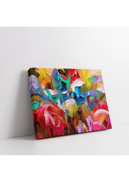 Renkli Çiçekler Kanvas Tablo fiyatları