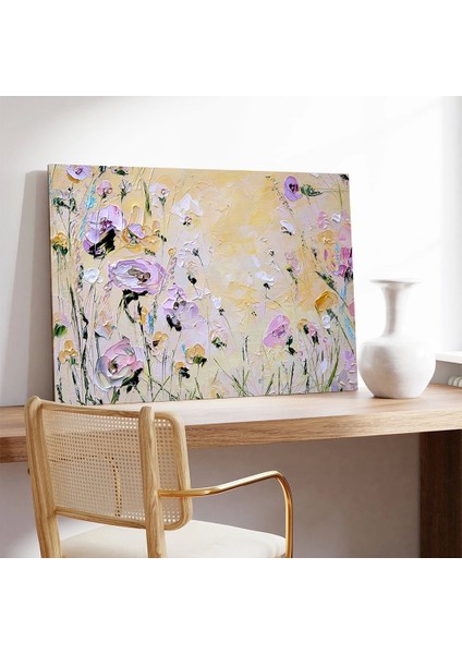 Renkli Çiçekler Kanvas Tablo modelleri