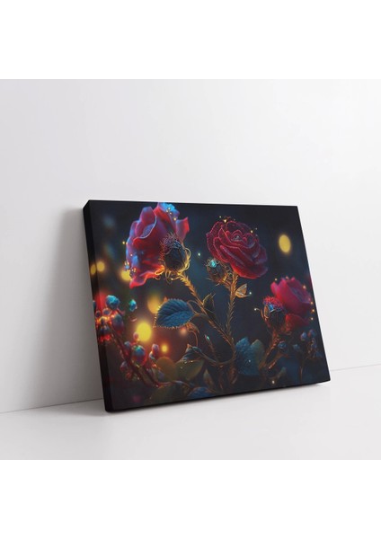 Canlı Güller Kanvas Tablo fiyatları