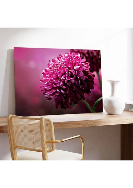 Pembe Çiçek Kanvas Tablo modelleri