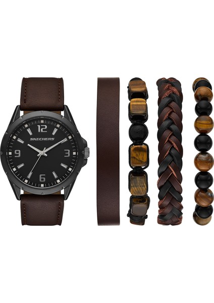 SR9119 Erkek Kol Saati ve Bileklik Seti