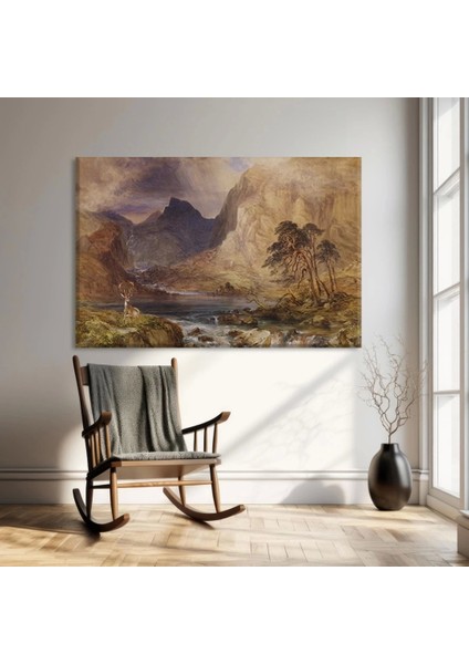 Dağların Sükuneti Kanvas Tablo