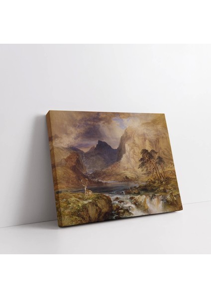 Dağların Sükuneti Kanvas Tablo fiyatları