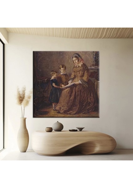 Sohbet Saati Kanvas Tablo