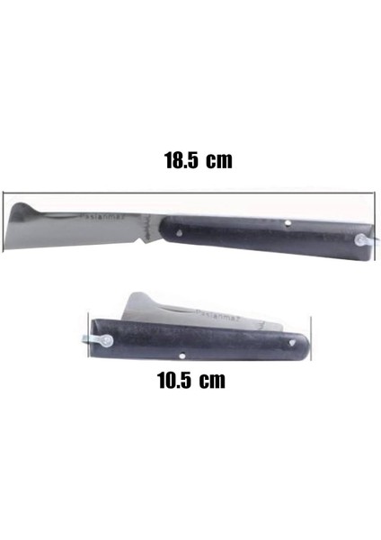 Aşı Bıçağı Bıçak Çakı Profesyonel Çelik Eğri Uçlu Bağ Ağaç Budama Plastik Saplı Aşı Çakısı 2'li Set fırsatları