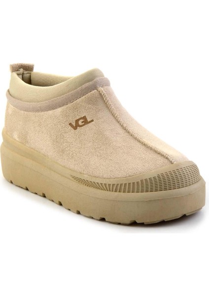 Bej Süet Kadın Bot & Bootie K02055010002 modelleri