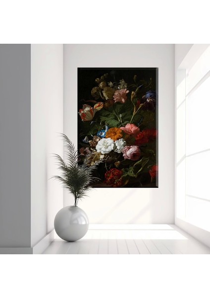 Gece Florası Kanvas Tablo