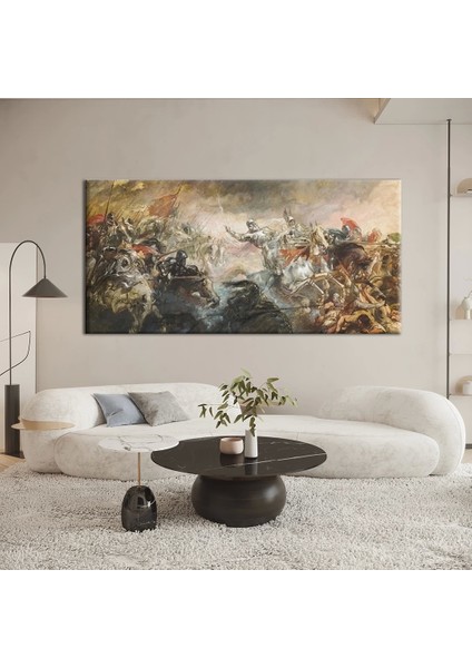 Savaş Alanı Kanvas Tablo