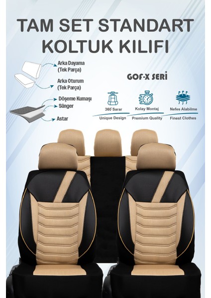 Koltuk Kılıfı Standart Tüm Araçlara Uyumlu