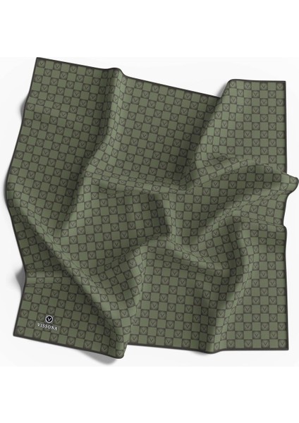 Çağla Yeşili Dama Desen Tivil Ipek Eşarp 51495-0301 fiyatları