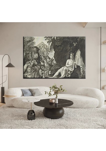 Mitoloji Bahçesi Kanvas Tablo
