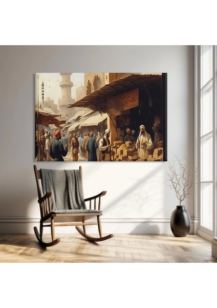 Tarihi Çarşı Kanvas Tablo