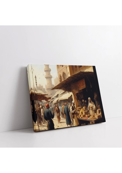 Tarihi Çarşı Kanvas Tablo fiyatları