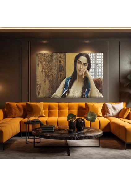 Düşünceli Güzellik Kanvas Tablo fiyatları