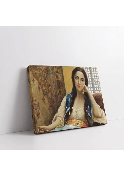 Düşünceli Güzellik Kanvas Tablo modelleri