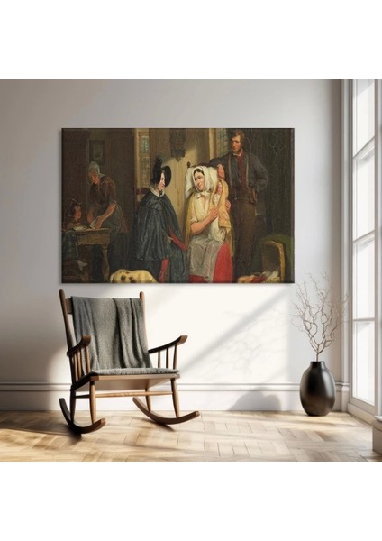 Anneyi Ziyaret Kanvas Tablo