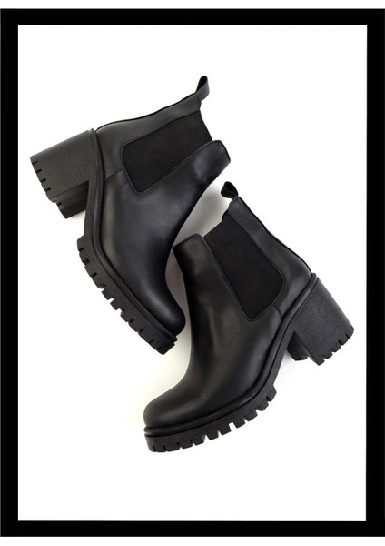 Siyah Kadın Bot & Bootie K02824701509