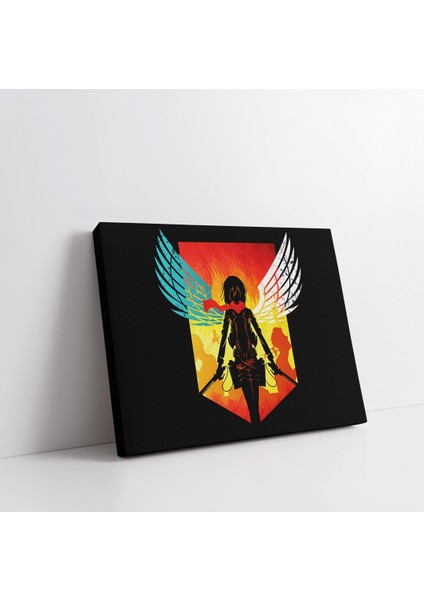 Attack On Titan Logo Kanvas Tablo fiyatları