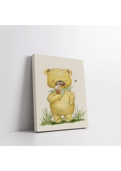 Dondurmalı Ayı Kanvas Tablo fiyatları