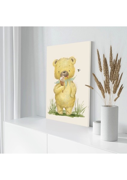 Dondurmalı Ayı Kanvas Tablo modelleri