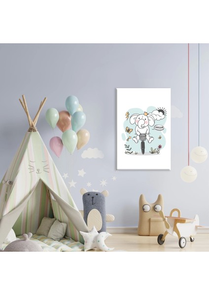 Fil Şenliği Kanvas Tablo