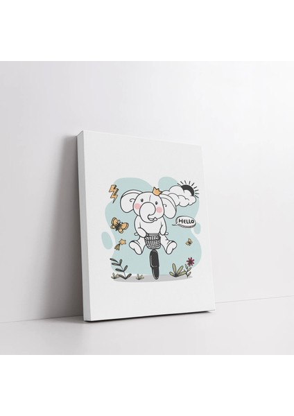 Fil Şenliği Kanvas Tablo fiyatları