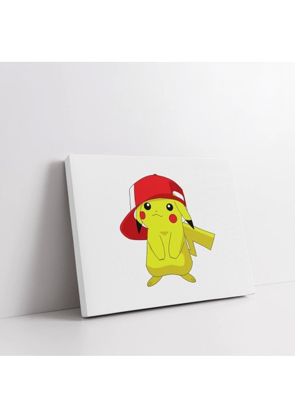 Şapkalı Pikachu Kanvas Tablo fiyatları